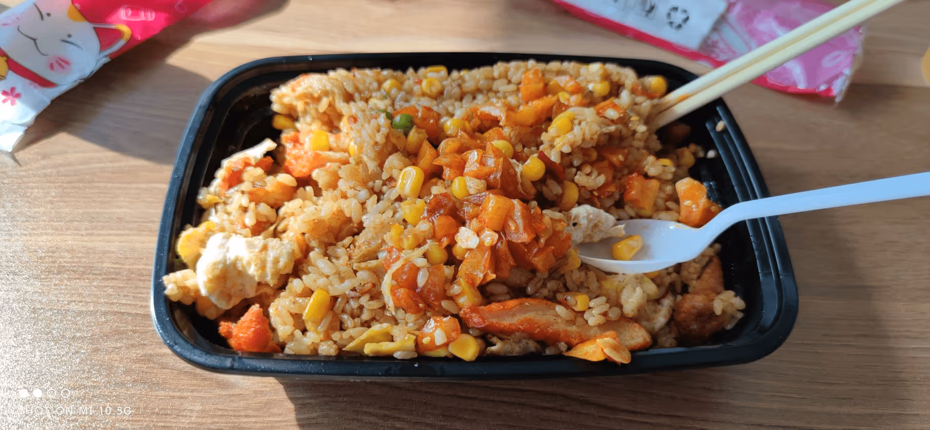 外卖串炒饭,真的炒鸡好吃,话说回来,大连美食不少呢。